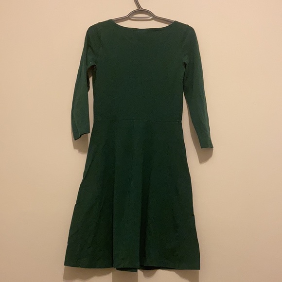 Green Cotton Dress - Picture 2 of 3